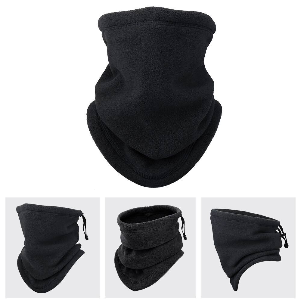 Fleece-halsvarmer med snøring og stopper