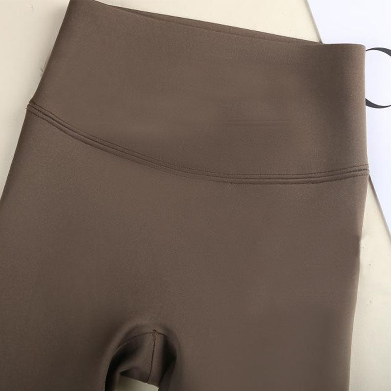 Tykke fôrede tights med høyt liv