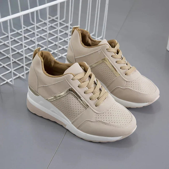 Dame Sneakers med Ergonomisk Design og Snøring