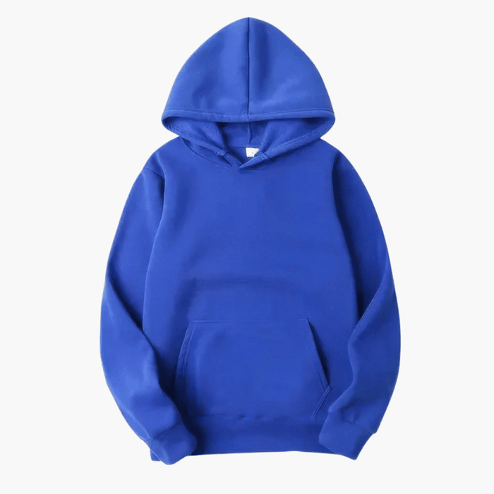 Kvinnens Fitted Hoodie med Justerbar Hette og Ribbet Kant