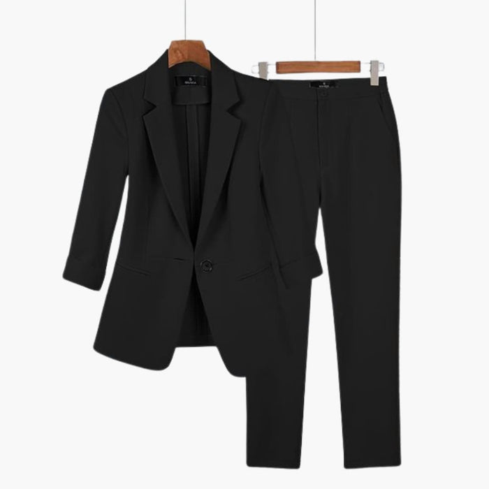 Dame Dress Set med Blazer og Bukser