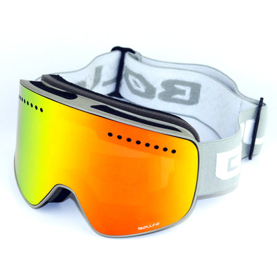 Rammeløse skibriller med speillinse
