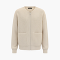Herre Cardigan med Frontglidelås og Lommer