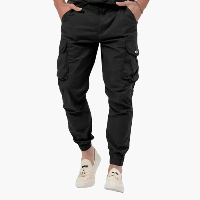 Herre Cargo Joggers med Elastisk Hem og Sidelommer