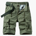 Herre Cargo Shorts med Elastisk Midje og Lommeposer