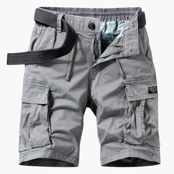Herre Cargo Shorts med Elastisk Midje og Lommeposer