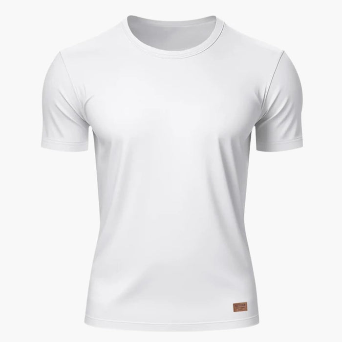 Herre Crew Neck Kortermet Sports T-skjorte