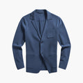 Herre Strikk Blazer med Slagskrage og Lukking