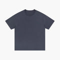 Herre Oversized Crew Neck Dropped Shoulder Kortermet T-skjorte