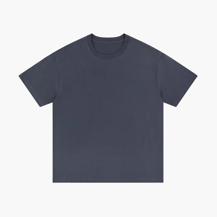 Herre Oversized Crew Neck Dropped Shoulder Kortermet T-skjorte