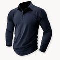 Herre Polo Skjorte med Stretch Strikk og Knappestolpe