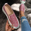 Rubea | Motemessige Slip-On Glitter Loafers for Daglig Bruk