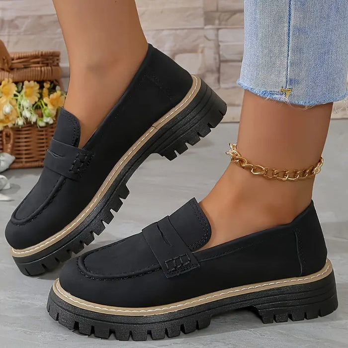 Fana | Klassiske Komfortable Slip-On Pustende Loafers
