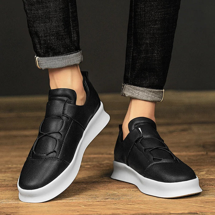 Herre Sneakers med Lavt Skaft og Blonder Til Hverdagsbruk