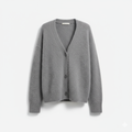 Dame Cardigan med Strukturert Overflate