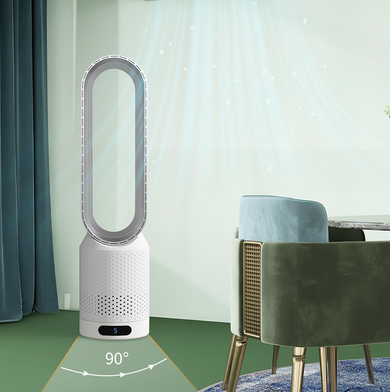 3-i-1 Luftkjøler med UV-Lys, Ionisator og HEPA-Filter
