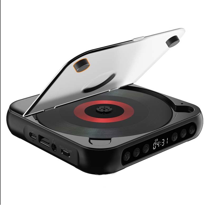Bærbar CD-Spiller med Bluetooth, Hi-Fi Lyd og USB-C Lading