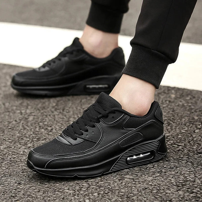 Herre Air-Sole Sneakers med Høy Hæl og Snøring