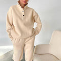 Oversized kosedress i fleece med ståkrage
