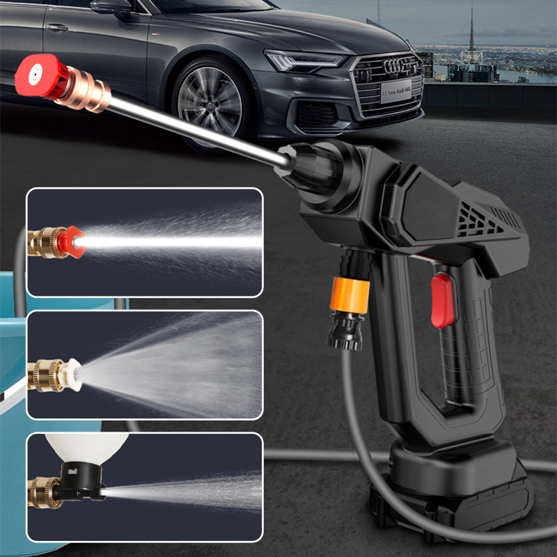 Trådløs Høytrykksspyler med 22 Bar Motor og To Dyser