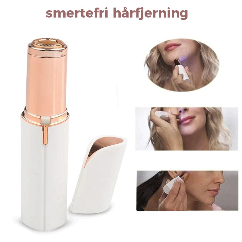 Dame Ansiktshårfjerner med USB-Lading og Leppestiftdesign