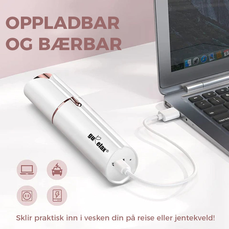 Dame Ansiktshårfjerner med USB-Lading og Leppestiftdesign