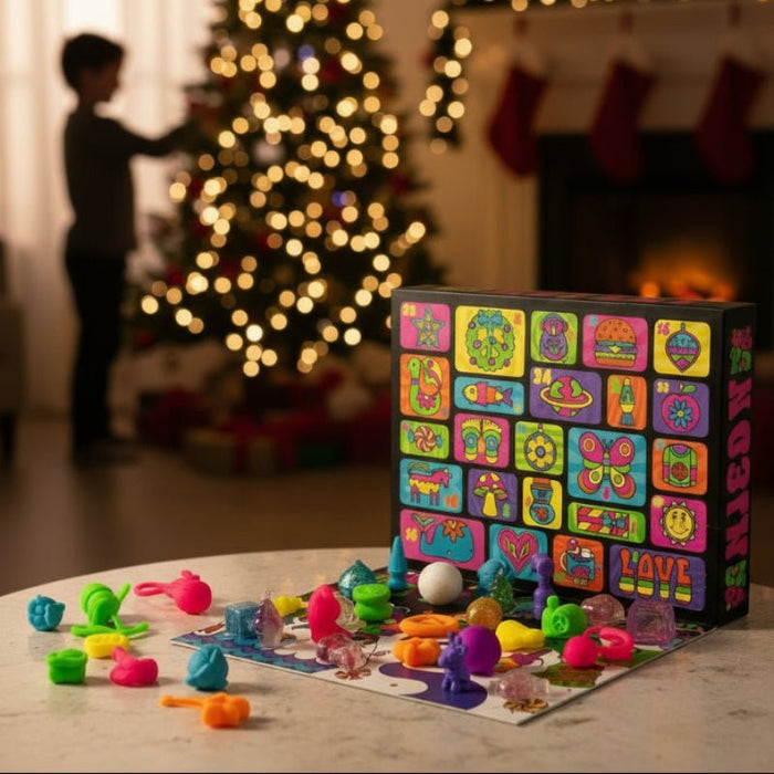 Barne Adventskalender med 24 Fidget-leker og Squishies
