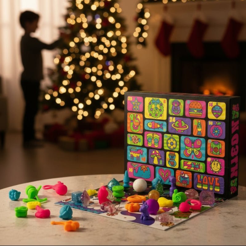 Barne Adventskalender med 24 Fidget-leker og Squishies