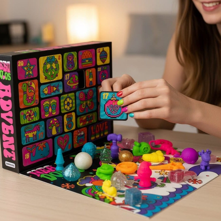 Barne Adventskalender med 24 Fidget-leker og Squishies