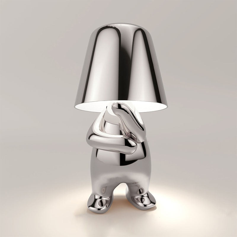 Trådløs Oppladbar Bordlampe med Justerbar Lysstyrke