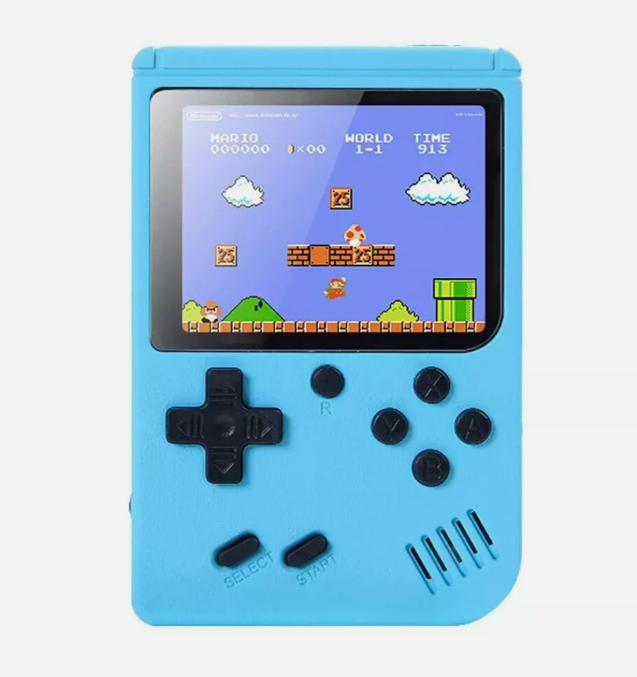 Retro Håndholdt Spillkonsoll med 400 Innebygde Klassiske Spill