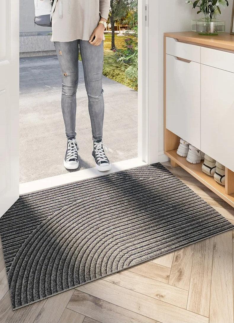 Sklisikker Dørmatte i PVC med Skandinavisk Design til Inne og Ute