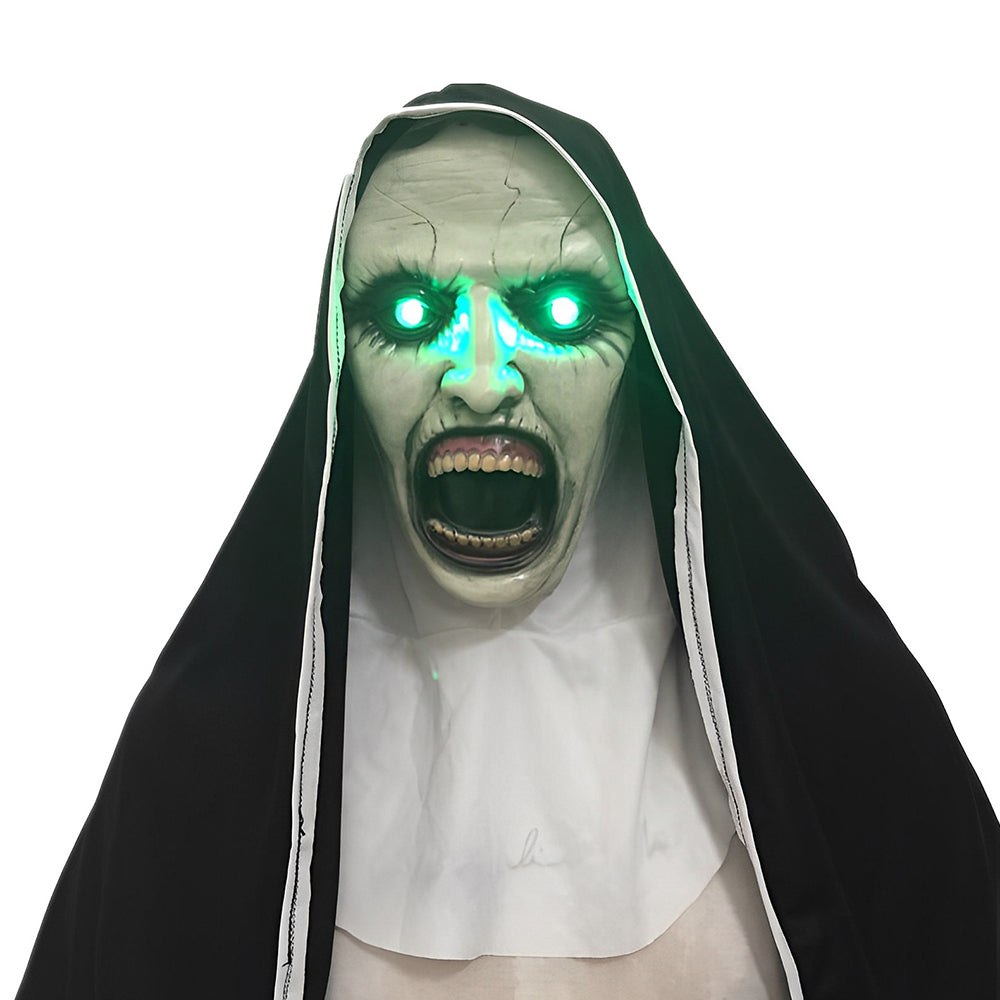 Unisex Realistisk Lateksmaske med Bevegelig Munn til Cosplay