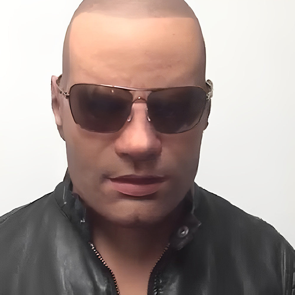 Unisex Realistisk Lateksmaske med Bevegelig Munn til Cosplay