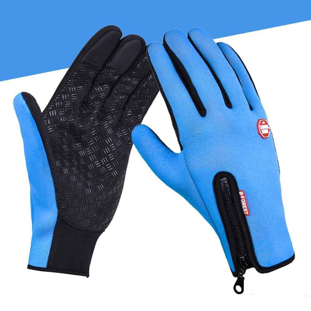 Unisex Vanntette Vinterhansker med Touchfingre til Sykling og Ski