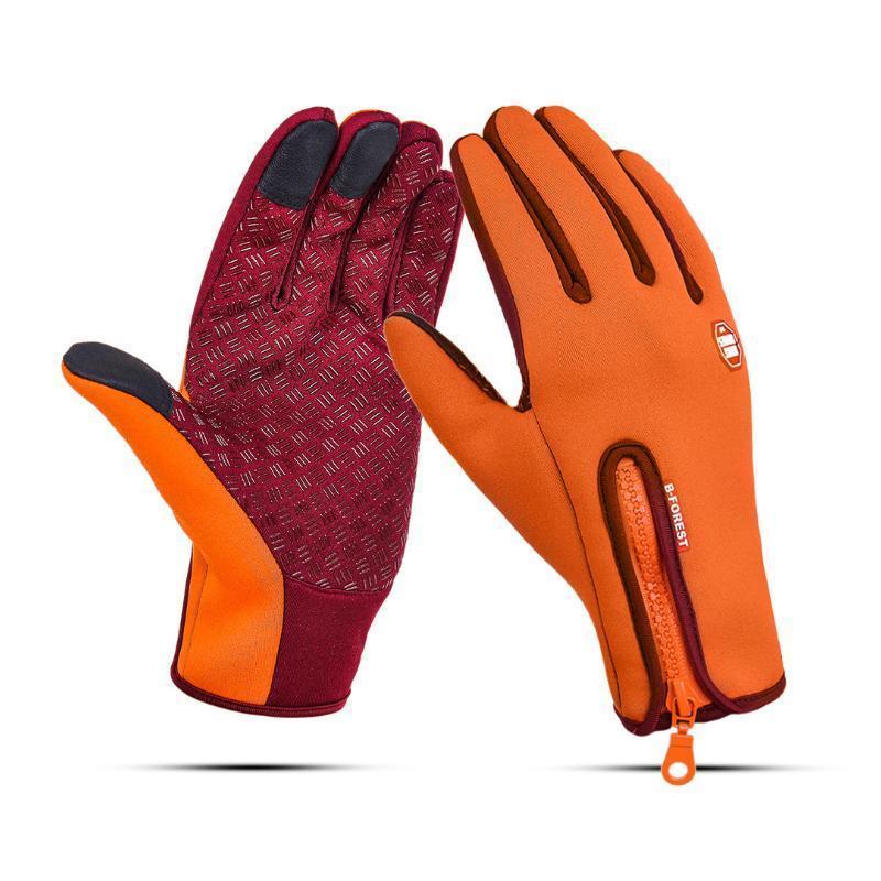 Unisex Vanntette Vinterhansker med Touchfingre til Sykling og Ski