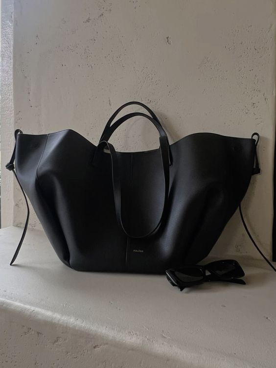 Dame Vintage Toteveske med Sikker Lukking og Skulderstropper